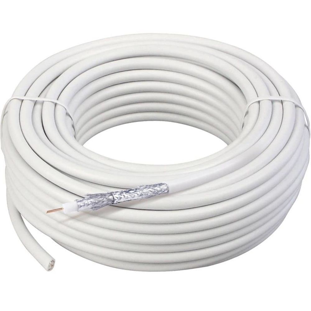 Schwaiger SAT Koaxialkabel 115 dB 73 mm 25m Installationskabel 4690₽
