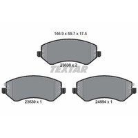 Textar BremsbeläGe Vorne FüR Jeep Cherokee Chrysler Voyager IV Van