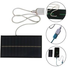 Efficient 2W Solar Panel for Charging Batteries in Low Light Conditions