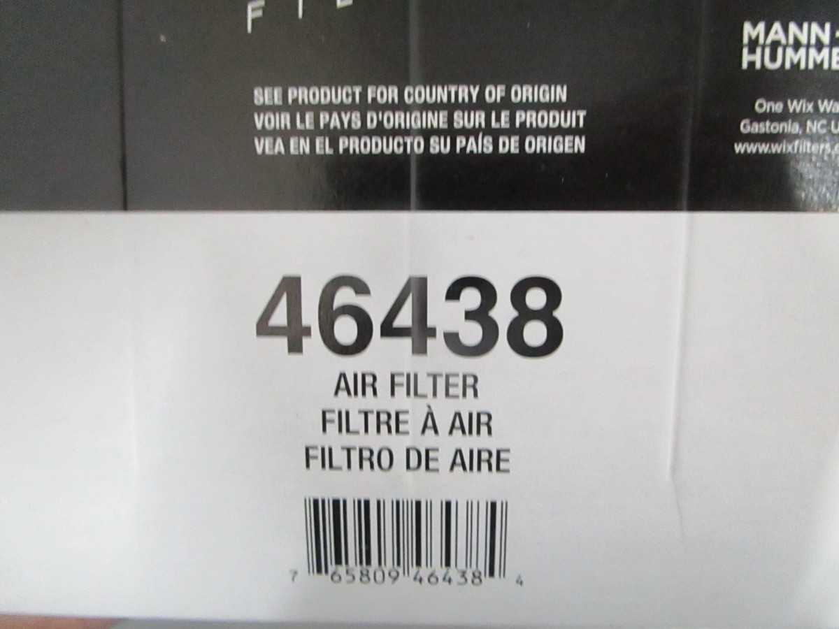 WIX NEW OEM Heavy Duty Radial Seal Outer Air Filter 46438 NOS