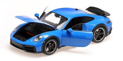 Minichamps 1/18 PORSCHE 911 DAKAR BLUE 2022 WITH OPENINGS - 110062072