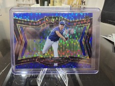 2025 Panini Select - Diamond Level Cade Horton #89 (RC) Blue Pulsar