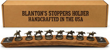 Bourbon Stopper Display for Blanton&rsquo;S &ndash; Authentic Whiskey Barrel Stave, Cork Dis