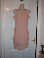 New Look Pale Pink Bodycon Dress Size 12