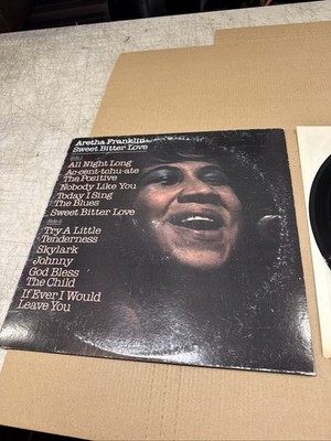 Aretha Franklin Sweet Bitter Love EX Vinyl LP 1982