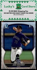 2023 Bowman Draft #BDC-29 Jack Mahoney Chrome Refractor 1st Bowman Rookie