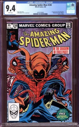 AMAZING SPIDER-MAN #238 CGC 9.4 WHITE PAGES // 1ST APP OF THE HOBGOBLIN 1983