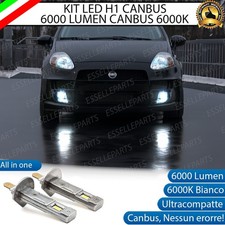 KIT LED H1  FENDINEBBIA PER FIAT GRANDE PUNTO 6000K BIANCO 6000 LUMEN