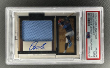 2024 Panini Three And Two Prospect Jersey On Card Auto ORELVIS MARTINEZ PSA 9 RC