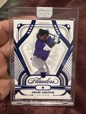 2024 Panini Flawless Adael Amador Rookie Sapphire /15 Rockies