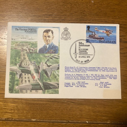 GB 1976-1978 Selection of Nine RAF RAFM HA Series Flown Covers: SHSs/Cachets (2) - Picture 10 of 11