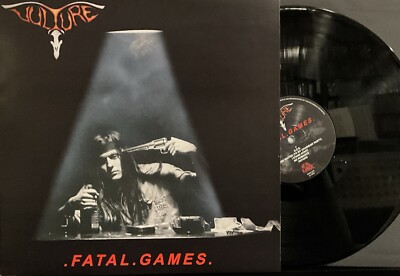 Vulture - Fatal Games LP 2022 Metal Warrior Records MWR-029 EX/EX