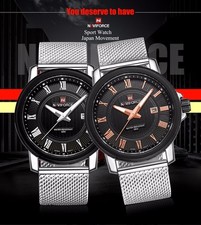 Belle Montre Militaire Naviforce US ARMY Top Qualité Homme Date Men Watch