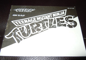 Teenage Mutant Ninja Turtles Nintendo NES 1989 Authentic Working Cart & Manual