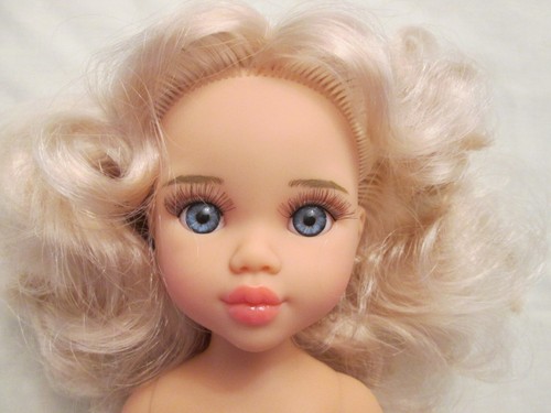 Clara Nude Paola Reina Las Amigas Doll 32cm Vinyl 13" Blonde Wavy Hair Blue Eyes - Picture 10 of 10