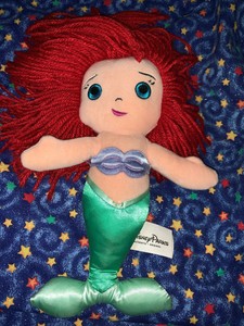 the little mermaid stuffed animals