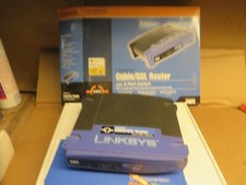 Linksys BEFSR41 4-Port 10/100 Wired Router GOOD USED WITH ADAPTER  CD