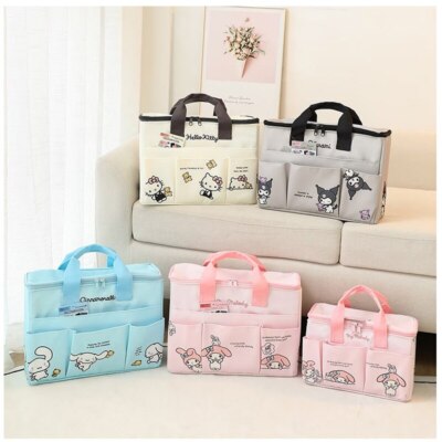 Tote Handbag Kuromi Cinnamoroll My Melody Travel Luggage Storage Bag