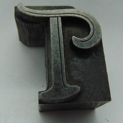 Vintage Letterpress Printing Block Fancy T Initial All Metal Capital Ebay Vintage Letterpress Printing Block Fancy T Initial All Metal Capital Ebay
