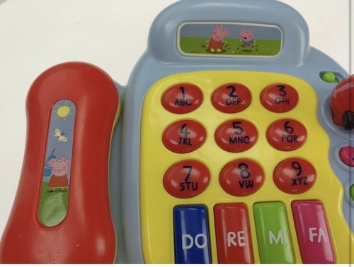 Peppa Pig Aktivitätstelefon und Klavier mit Figur - Bild 2 von 2