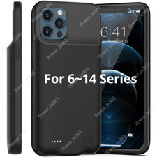 External Battery Charger Case Power Bank Charging Cover For iPhone 14 13 12 11 8