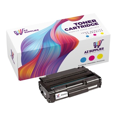 1PK 406465 Black Toner Cartridge Compatible for Ricoh Aficio SP 3400N 3410SF