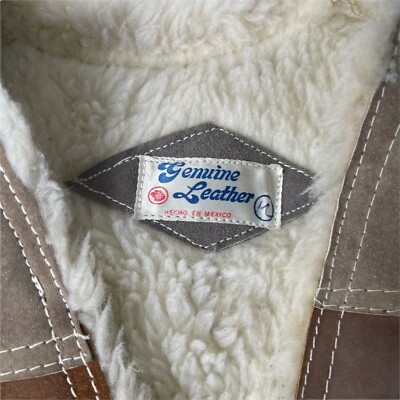 Vintage Vest Kids size 7 Brown with White Fur Genuine Vintage Vest Kids size 7 Brown with White Fur Genuine