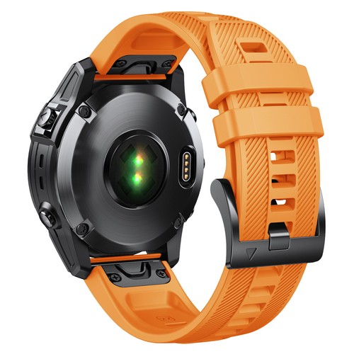 Cinturino Orologio Sgancio Rapido Silicone Cintura per Garmin Fenix7/6/5plus - Foto 7 di 20