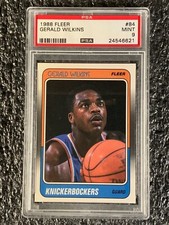 1988 Fleer Basketball #84 Gerald Wilkins PSA 9