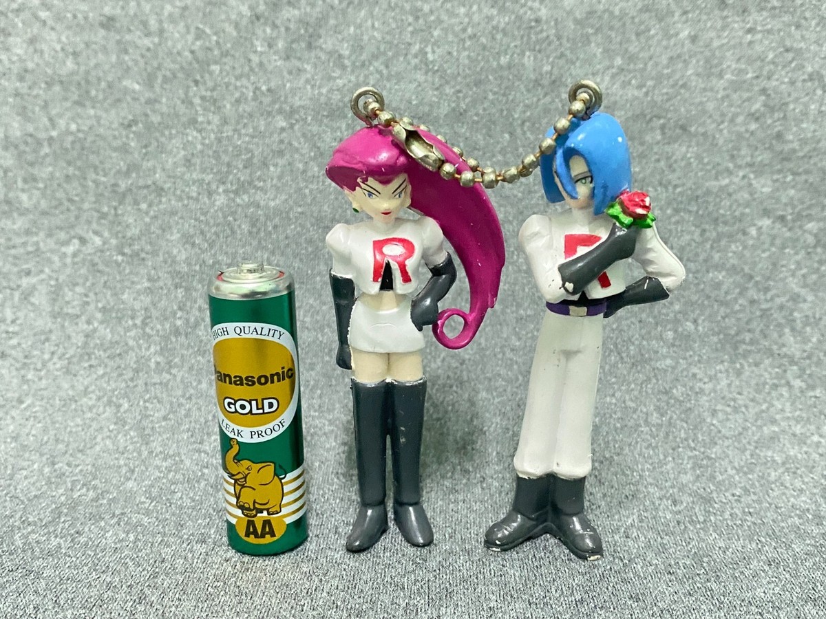 James Jessie Pokemon monster Figure Furuta Keychain Collection Toy