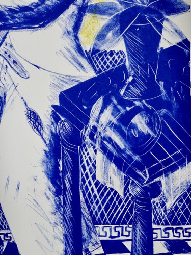 Alekos/Alecos Fassianos, Original Lithographie, e.a., signiert - Bild 4 von 5