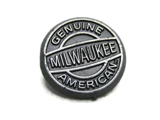 Genuine Milwaukee American Pin Silver Tone