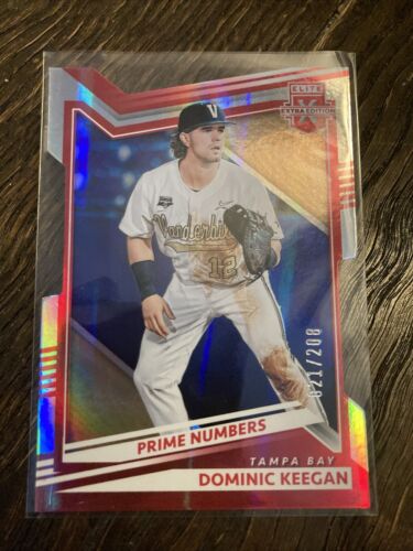 DOMINIC KEEGAN 21/208 SSP Rays 2022 Elite Prospect Rookie RC