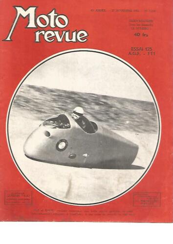 MOTO REVUE N°1.214 EARL'S COURT / MONET-GOYON 1955 / 125 AGF GUILLER S.A /GILERA - Afbeelding 1 van 1