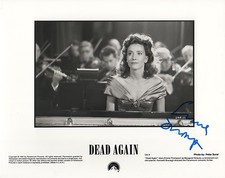 Emma Thompson "Dead Again" Autogramm signed 20x25 cm Bild s/w