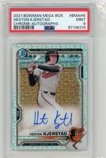 2021 Bowman Megabox Baseball  Autograph #BMA-HK Heston Kjerstad PSA 9