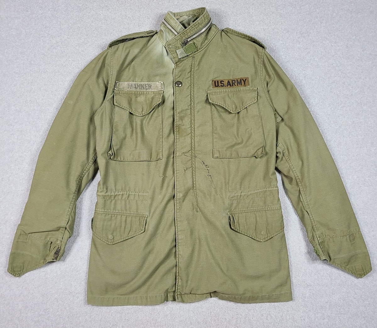 i*i様 70s m65 M65 Field Jacket Small Long OG-107 70s US Air Force Hood
