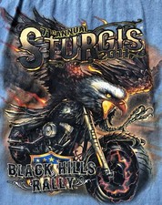 Sturgis 71st 2011 Black Hills Rally Denim Vest Mens Large Cut Off Sleeves