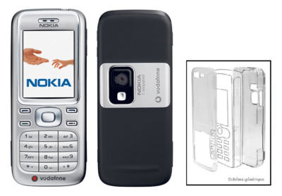 Coque Cristal Transparente Pour Nokia 6280 – Protection Rigide 360°, Neuve, Fabriquée En France