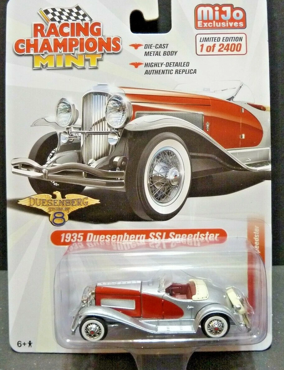 RACING CHAMPIONS 2021-Duesenberg SSJ Speedster RED 1935 1/64 Scale 