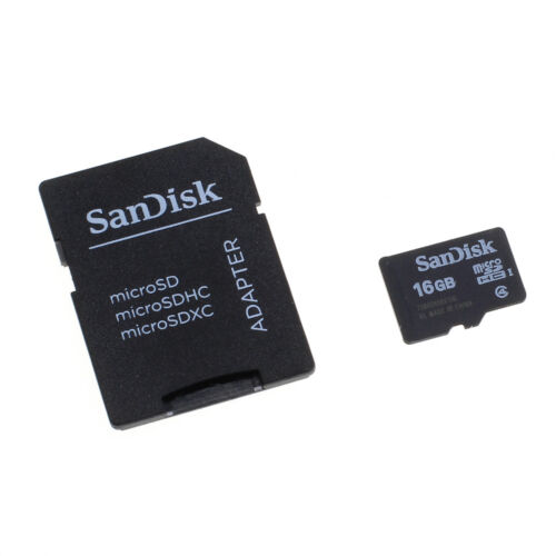 Speicherkarte SanDisk microSD 16GB f. Alcatel Pixi 4 5010D - Afbeelding 1 van 3