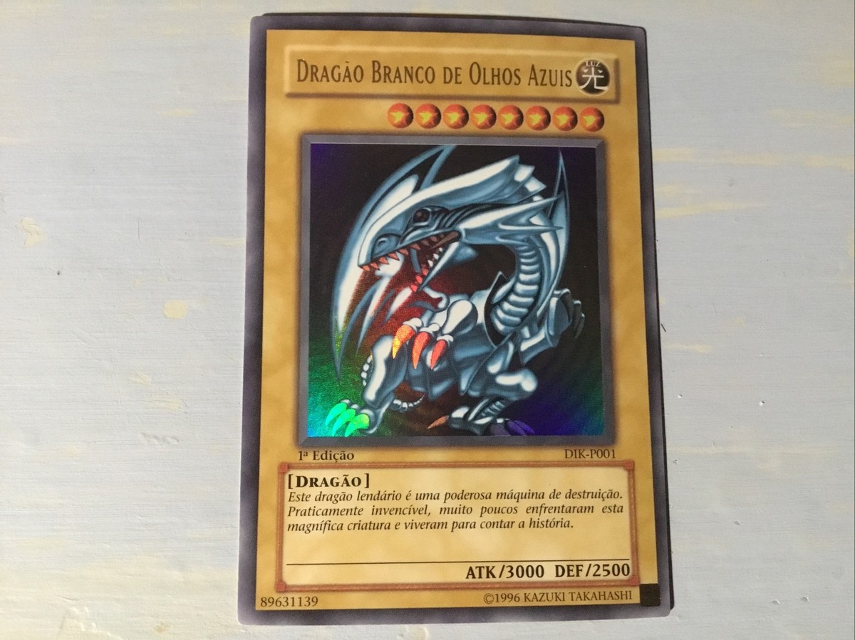 【PSA9】青眼の白龍 ポルトガル語 1st Edition DIK-P001 YuGiOh Blue-Eyes White Dragon DIK-P001 Ultra Rare 1st Ed