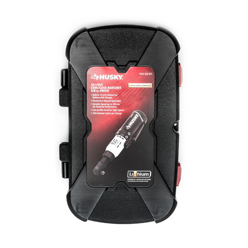 Husky cricchetto senza fili 3/8 pollici. Strumento di riparazione coppia driver batteria integrata 12 V - Foto 6 di 8