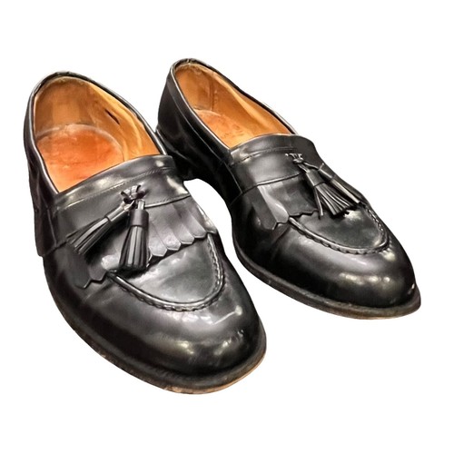 Allen Edmonds Sutton Mens 8.5 C Loafers Burgundy Leather  display picture 1