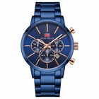 Analoge Quarz-Armbanduhren in Blau
