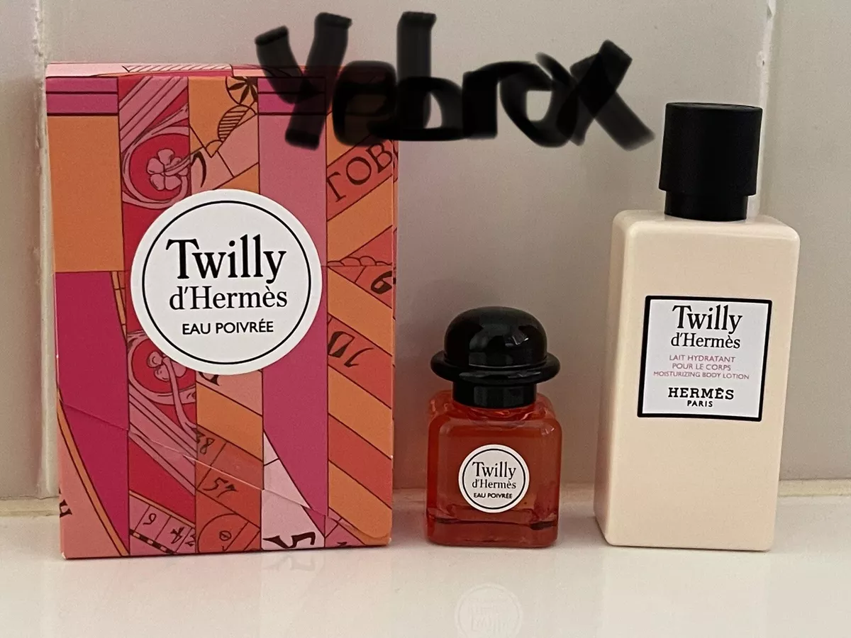 Twilly d'Hermes Eau Poivree EDP MINI SET Splash 7.5ml/0.25oz