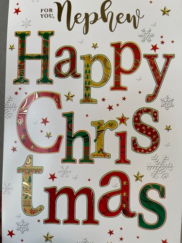 CHRISTMAS CARDS - SON,DAD,DADDY,HUSBAND ,BROTHER, NEPHEW, UNCLE,GRANDSON,COUSIN - Picture 285 of 319