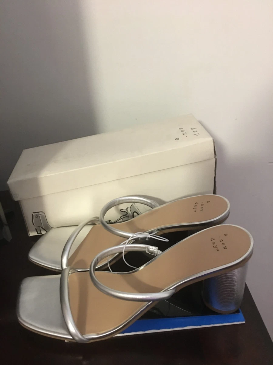 Womens size 12 silver best sale heels