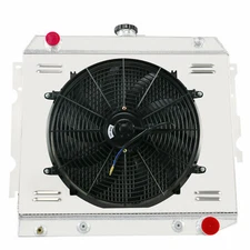 4Row Radiator Shroud Fan Fits 1968-1974 DODGE CHALLENGER CHARGER 5.2L 5.9L