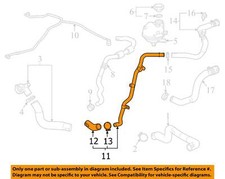GM OEM 20-24 Encore GX,Trailblazer Cooling Hoses Lines-Outlet Pipe 12701215